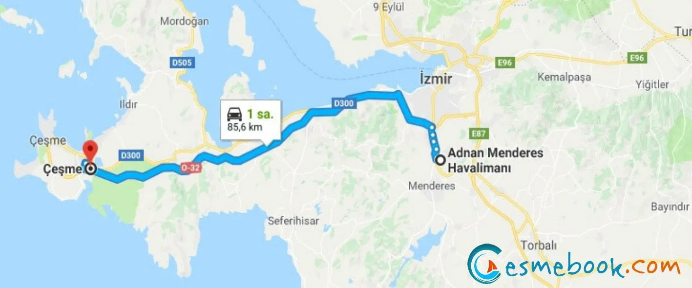 Çeşme Shuttle Transfer Fiyatları